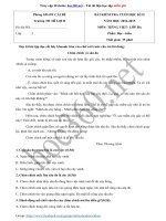 Bộ đề ôn tập kiểm tra cuối học kỳ 2 - Tiếng Việt lớp 3