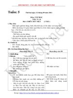 Giáo án lớp 2 - Tuần 5 - Tài liệu học tập - Hoc360.net