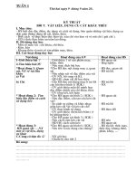 Giáo án môn kỹ thuật lớp 4 cả năm - Tài liệu học tập