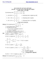 Đề Cương Ôn Tập Học Kỳ 2 Môn Toán Lớp 9