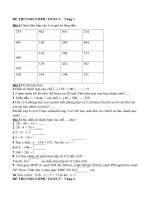 Đề thi Vioympic môn Toán 3 - Tài liệu học tập - hoc360.net