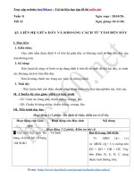 Bài soạn giáo án hình học lớp 9 - Tuần 11 - Tài liệu bài giảng hay