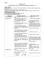 Giáo án hướng dẫn học Tiếng Việt 4 từ tuần 4 đến tuần 34