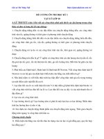 Đề Cương Ôn Tập Học Kỳ 1 Môn Vật Lý Lớp 10