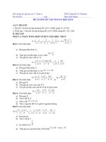 Đề cương ôn tập toán 8 học kỳ 2 - Trường THCS Nguyễn Tri Phương