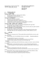 Đề cương ôn tập môn Hóa học Khối 12 HKI năm học 2019-2020 – Trường Trung học Quốc Gia CHU VĂN AN (Trường Bưởi)