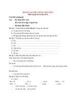 Bài tập ôn môn Tiếng Việt lớp 2 - Tài liệu học tập lớp 2