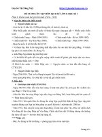 Đề Cương Ôn Tập Môn Lịch Sử Lớp 11 Học Kì 1