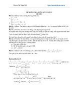 Đề Kiểm Tra Giữa Kì 2 Môn Toán Lớp 9