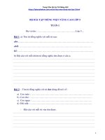 Bài Tập Nâng Cao Tiếng Việt Lớp 5