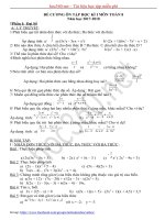 Đề cương ôn tập cuối học kỳ 1 Toán 8 - Tài liệu tổng hợp