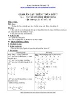 Giáo Án Dạy Thêm Toán Lớp 7