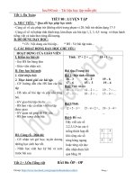 Hướng dẫn soạn Giáo án Tổng hợp trọn bộ lớp 1 và lớp 2