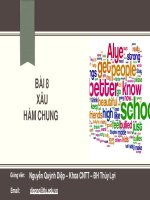 Bài giảng tin đại cương chương 8   nguyễn quỳnh diệp 