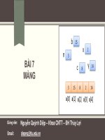 Bài giảng tin đại cương chương 7   nguyễn quỳnh diệp 