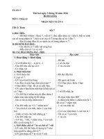 Hướng dẫn soạn giáo án tuần 5 - Lớp 1 - Tài liệu học tập - Hoc360.net