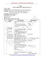 Giáo án Toán lớp 1 - Tuần 13 - Tài liệu học tập - Hoc360.net