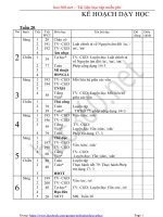 Hướng dẫn soạn Giáo án Tuần 20 môn Toán Tiếng Việt lớp 1