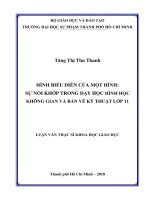 Hình Biểu Diễn Của Một Hình-Sự Nối Khớp Trong Dạy Học Hình Học Không Gian Và Bản Vẽ Kỹ Thuật Lớp 11