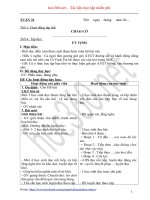 Hướng dẫn soạn Giáo án các môn tổng hợp lớp 5 Tuần 32