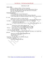 Hướng dẫn soạn Giáo án sinh hoạt lớp 5 - Tuần 19 - 24