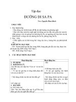 Soạn bài: Đường đi Sapa - Giáo án tập đọc lớp 4 tuần 29