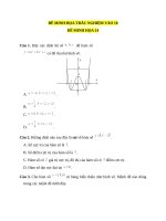 Đề minh họa trắc nghiệm số 14 - Tài liệu học tập Toán 9