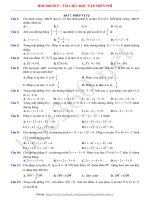 Bài tập trắc nghiệm: Phép vị tự - Toán 11 - Tài liệu học tập - Hoc360.net