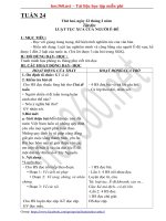 Bài soạn giáo án tổng hợp lớp 5 - Tuần 24 - Tài liệu bài giảng hay