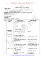 Giáo án Toán lớp 1 - Tuần 12 - Tài liệu học tập - Hoc360.net