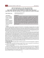 Một số khó khăn và mức độ ảnh hưởng của các yếu tố trong quá trình dạy học học phần “Phương pháp nghiên cứu khoa học giáo dục” cho sinh viên trường đại học sư phạm theo quan điểm