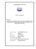 Nghiên cứu giải pháp nâng cao chất lượng kiểm toán các dự án đầu tư theo hình thức đối tác công tư của kiểm toán nhà nước 