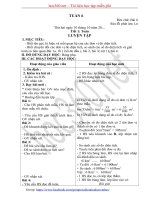 Hướng dẫn soạn Giáo án lớp 6 - Tuần 6 - Các môn