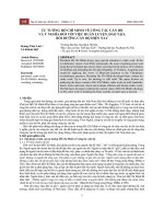 Tư tưởng Hồ Chí Minh về công tác cán bộ và ý nghĩa đối với việc huấn luyện, đào tạo, bồi dưỡng cán bộ hiện nay