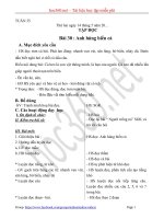 Hướng dẫn soạn Giáo án Tổng hợp theo tuần lớp 1 Tuần 35