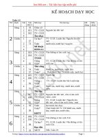 Hướng dẫn soạn Giáo án Tuần 19 môn Toán Tiếng Việt lớp 1