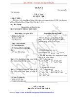 Tài liệu hướng dẫn soạn Giáo án Các môn lớp 5 - Tuần 2