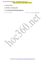 Đề cương ôn tập HKI Toán 9 - Tài liệu Toán 9 - hoc360.net