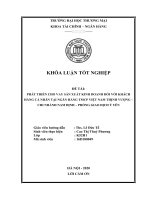 Phát triển cho vay sản xuất kinh doanh đối với khách hàng cá nhân tại ngân hàng TMCP việt nam thịnh vượng – chi nhánh nam định – phòng giao dịch ý yên