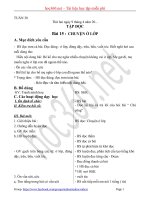 Hướng dẫn soạn Giáo án Tổng hợp theo tuần lớp 1 Tuần 30