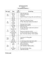 Hướng dẫn soạn Giáo án buổi sáng lớp 5 - Tuần 2