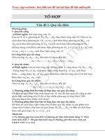 Tổ hợp - Chuyên đề Giải tích 11 - Tài liệu học tập - Hoc360.net