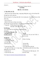 Hướng dẫn soạn Giáo án Tổng hợp theo tuần lớp 1 Tuần 33