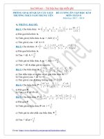 Đề cương ôn tập kỳ 2 - Môn Toán 8 - Tài liệu tổng hợp