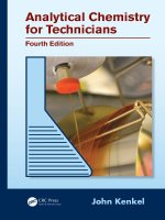 Preview analytical chemistry for technicians, fourth edition by kenkel, john (2013)