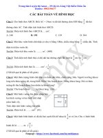 Các bài toán về hình học lớp 4 (có đáp án) - Tài liệu Toán lớp 4