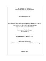 So sánh truyện cổ tích thần kỳ người Khmer Nam Bộ với truyện cổ tích thần kỳ người Việt (một số type và motif cơ bản)