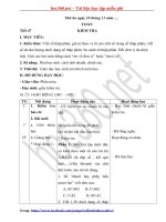 Hướng dẫn soạn Giáo án các môn tổng hợp lớp 5 - Tuần 10