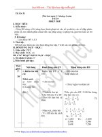 Soạn giáo án tổng hợp lớp 5 - Tuần 31 - Tài liệu học tập tiểu học