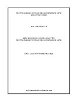 Biểu Hiện Thấu Cảm Của Sinh Viên Trường Đại Học Sư Phạm Thành Phố Hồ Chí Minh